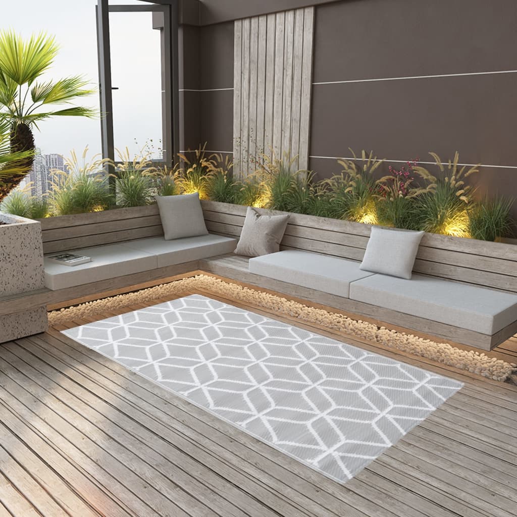 Outdoor Carpet Grey 190x290 cm PP - Decor Base