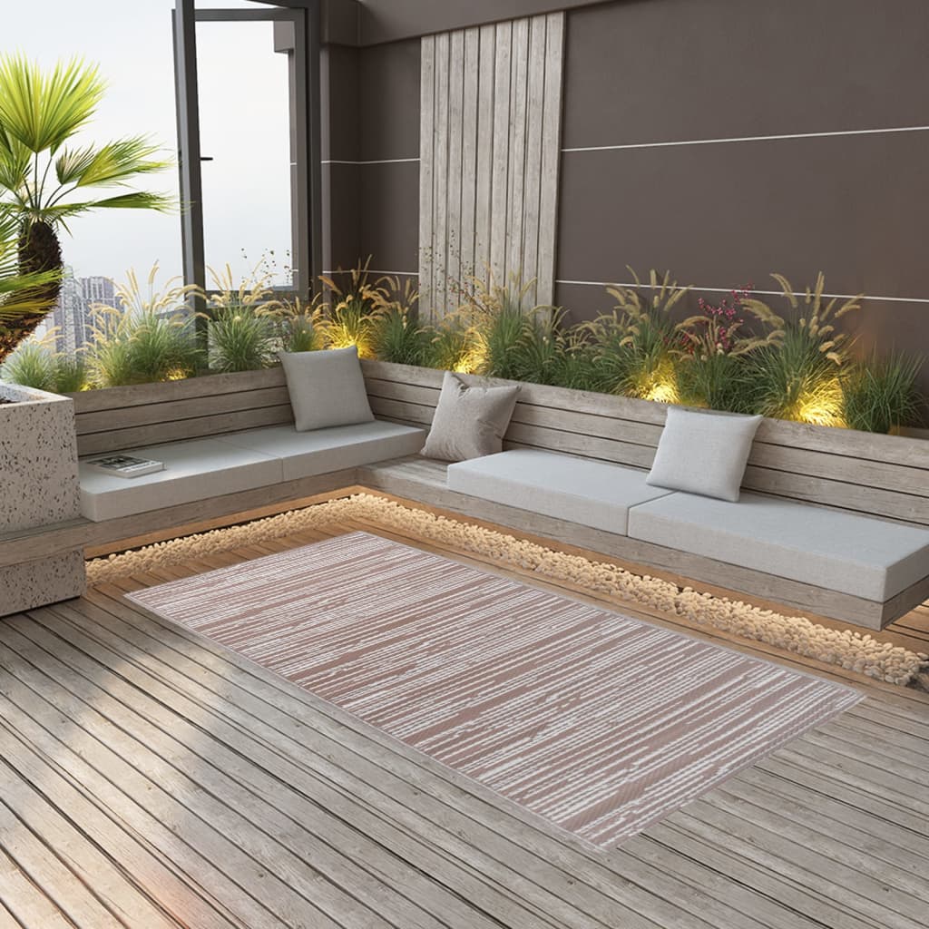Outdoor Carpet Brown 80x150 cm PP - Decor Base