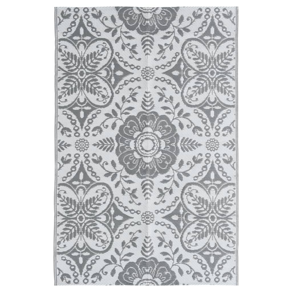 Outdoor Carpet Light Grey 120x180 cm PP - Tyrell & Tyrell