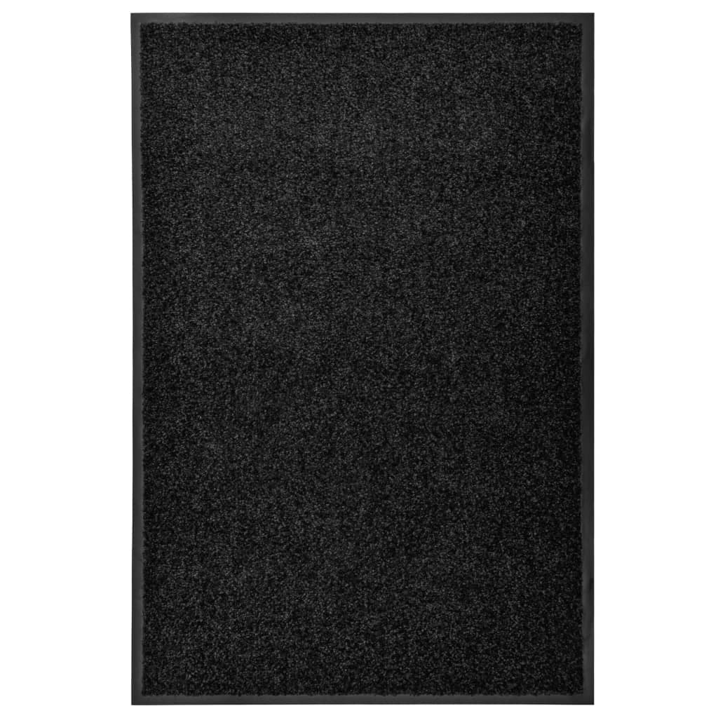 Doormat Washable Black 60x90 cm - Design Hut