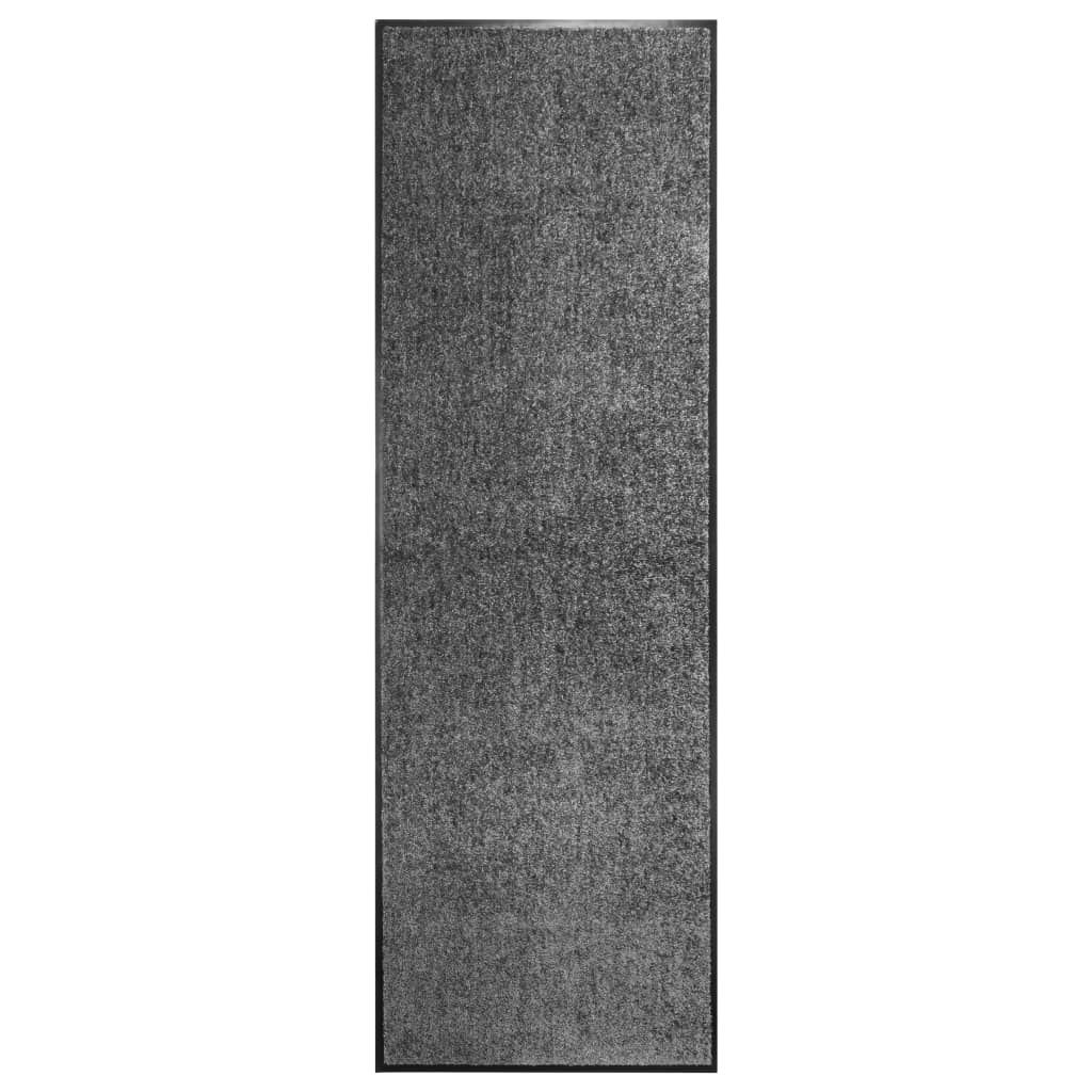 Doormat Washable Anthracite 60x180 cm - Decor Base