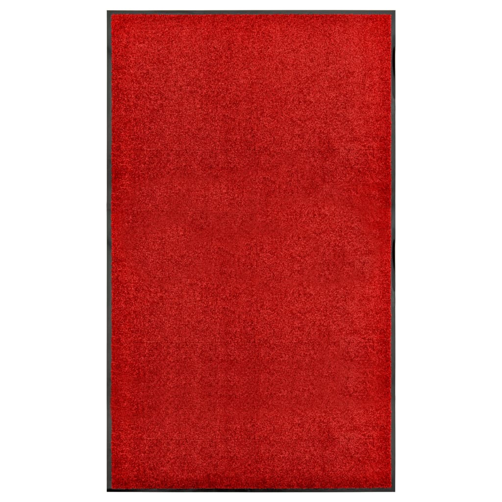 Doormat Washable Red 90x150 cm - Design Hut