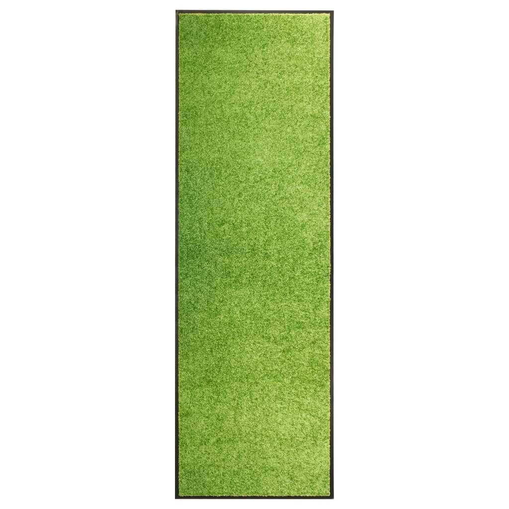 Doormat Washable Green 60x180 cm - Decor Base