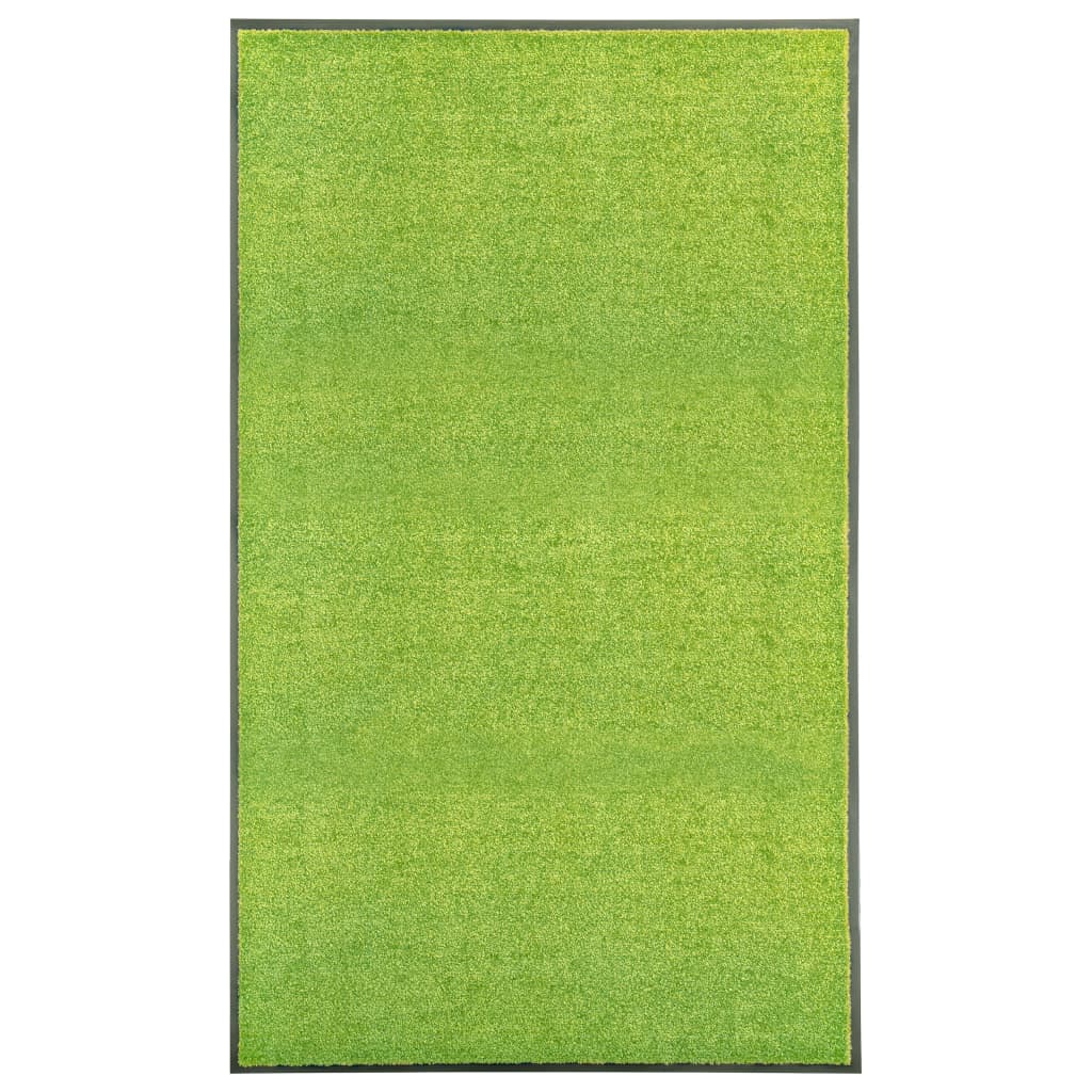 Doormat Washable Green 90x150 cm - Discount Dealers