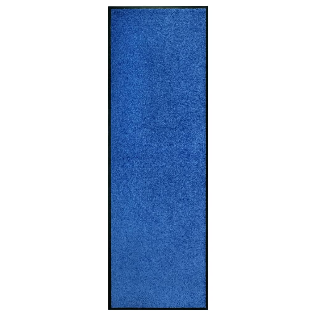 Doormat Washable Blue 60x180 cm - Decor Base