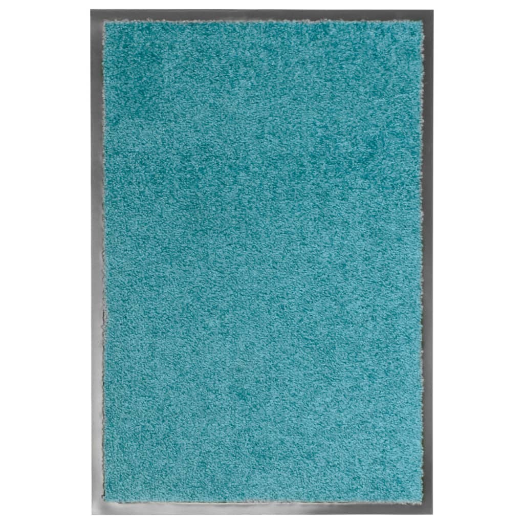 Doormat Washable Cyan 40x60 cm - Brittle & Co