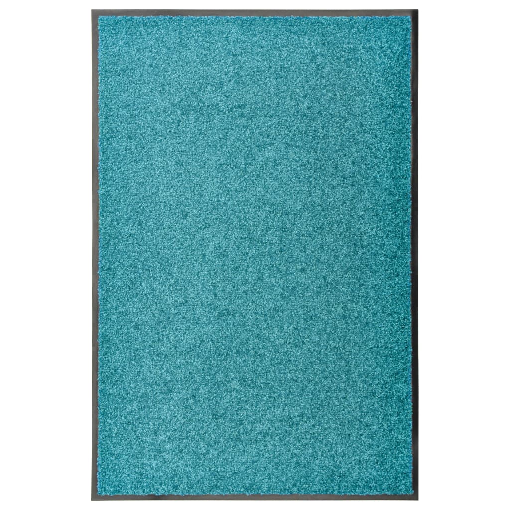 Doormat Washable Cyan 60x90 cm - R and M Furniture