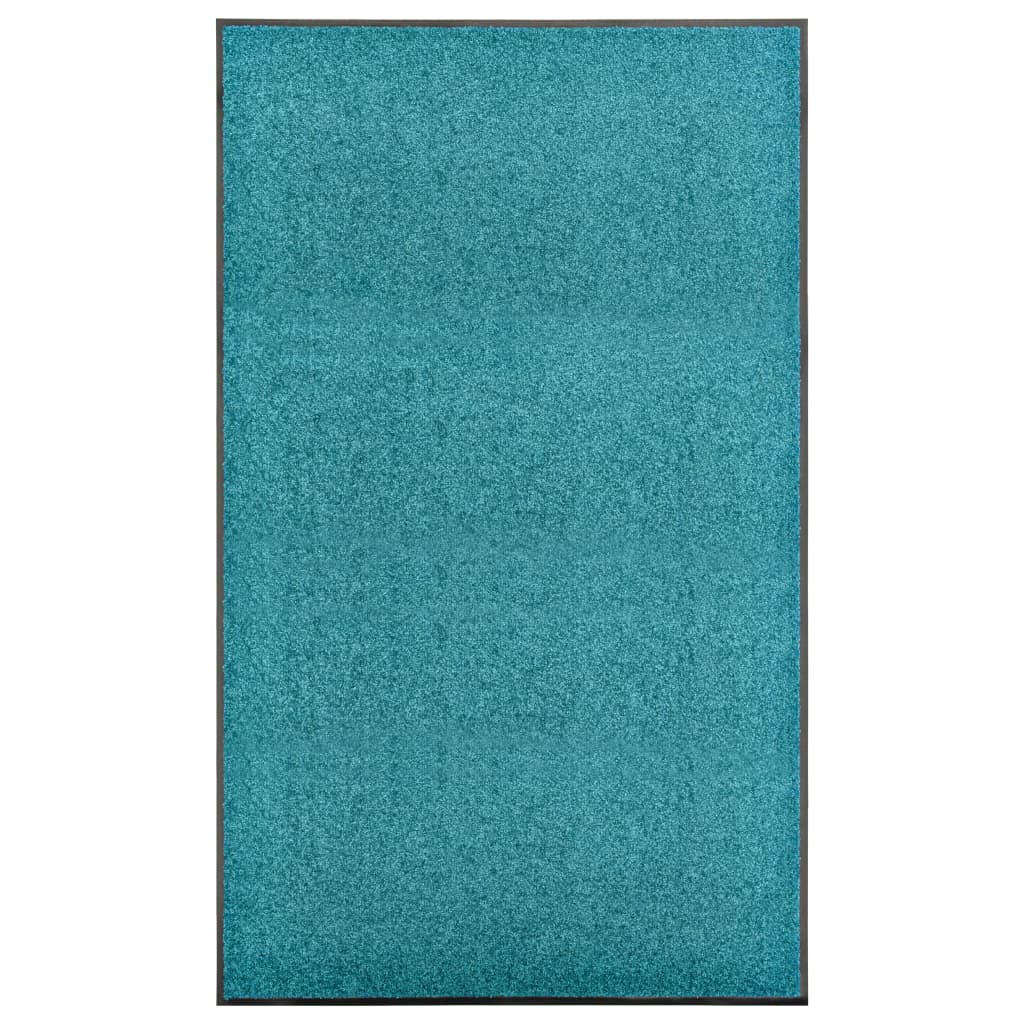 Doormat Washable Cyan 90x150 cm - Merlin Deals
