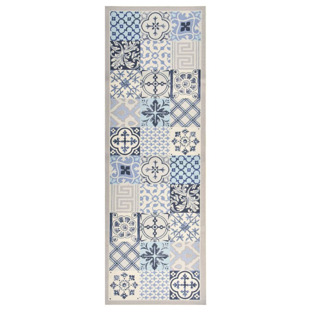 Kitchen Floor Mat Washable Mosaic 45x150 cm - Decor Base