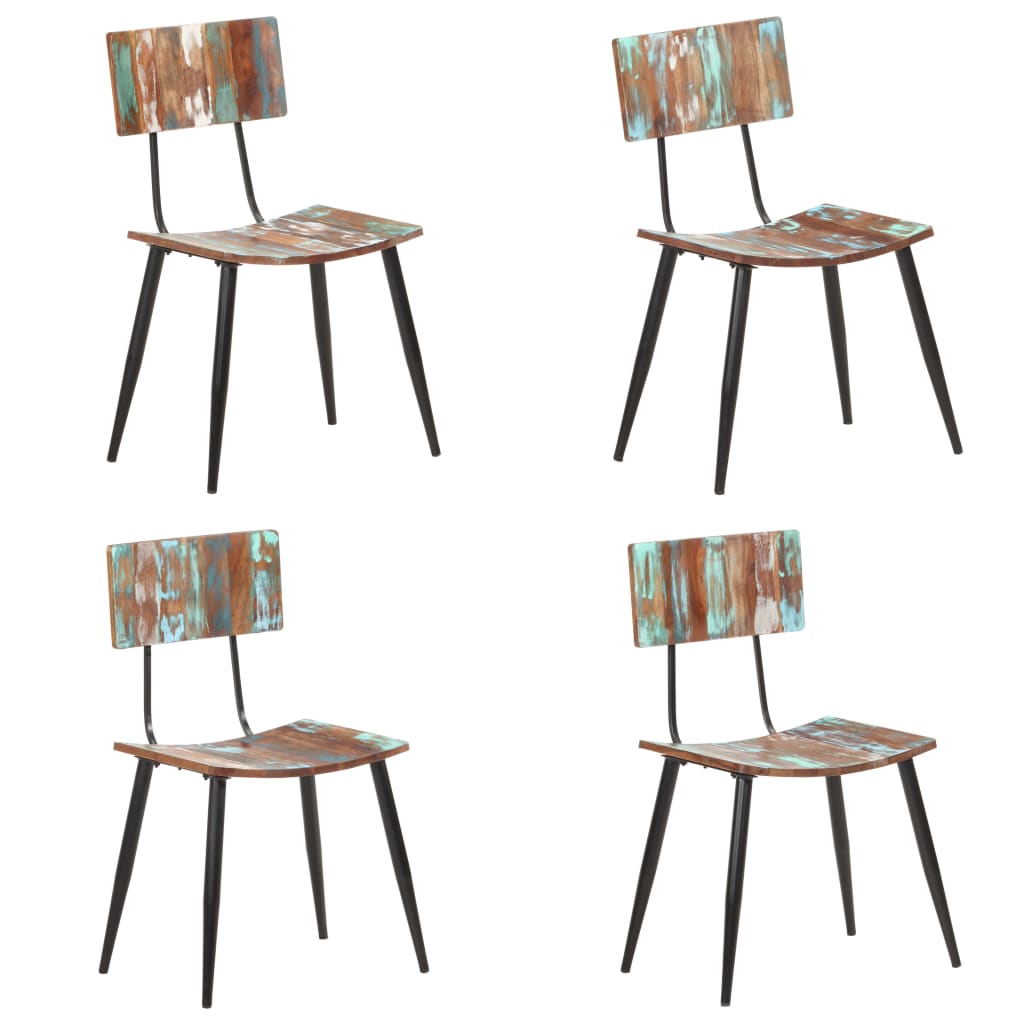 Dining Chairs 4 pcs Solid Reclaimed Wood - All Things Good