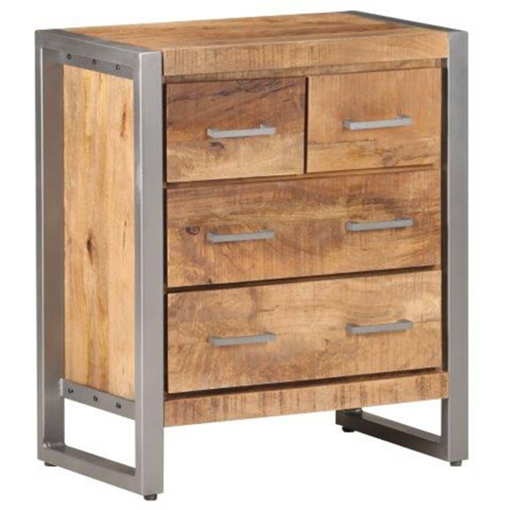 Sideboard 60x35x70 cm Rough Mango Wood - All Things Good