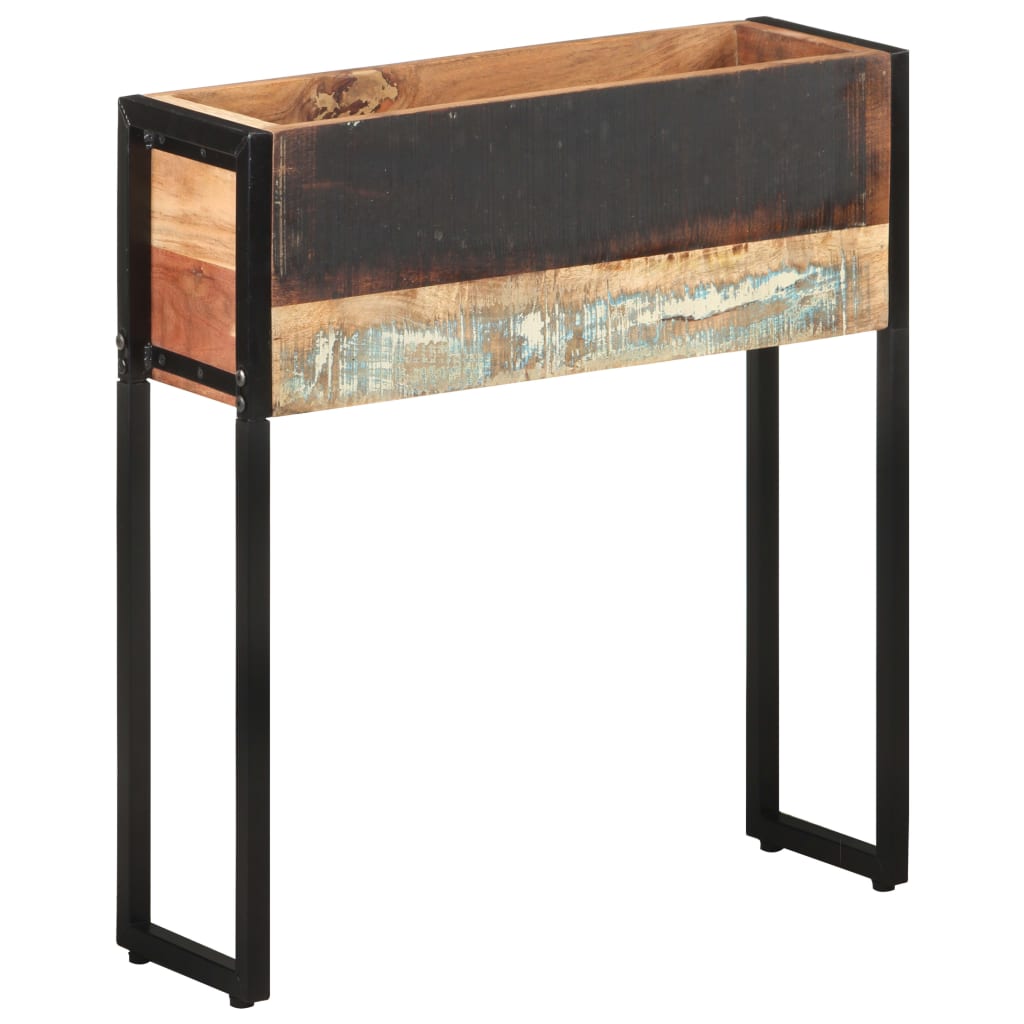 Planter 60x20x68 cm Solid Reclaimed Wood - The Home Maker