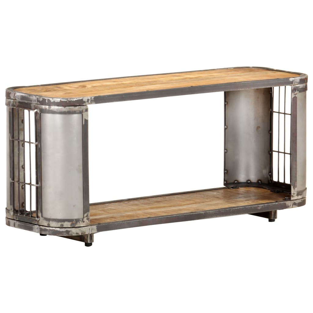 TV Cabinet 90x30x40cm Solid Mango Wood - Unbeatable Bargains