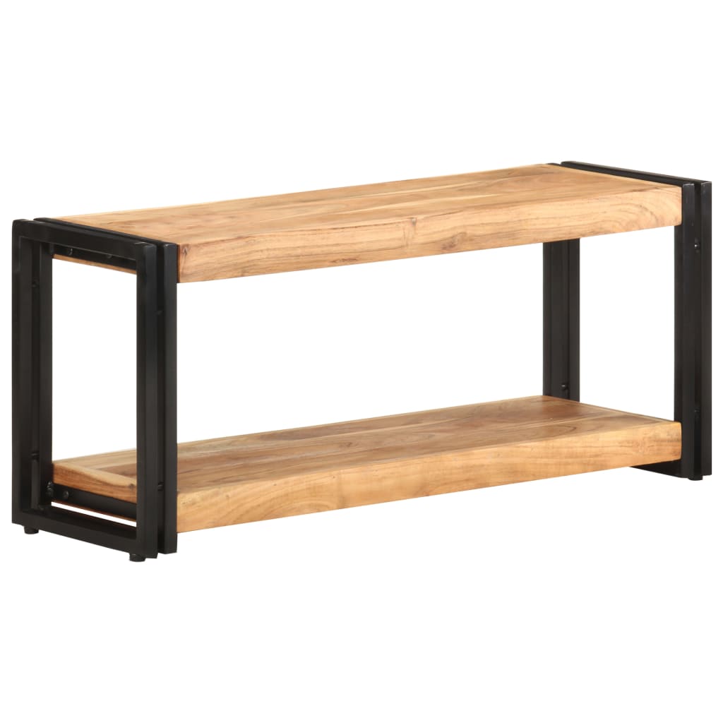 TV Cabinet 90x30x40 cm Solid Acacia Wood - Discount Dealers