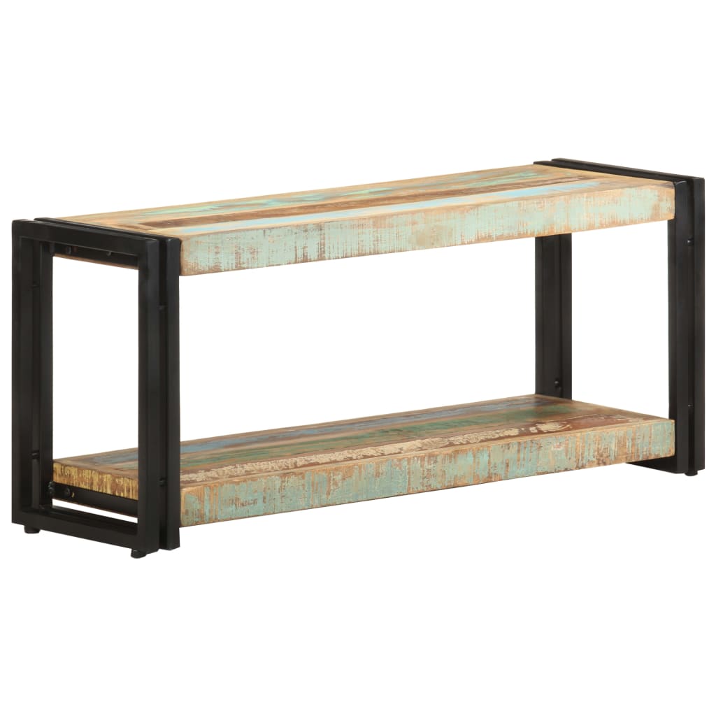 TV Cabinet 90x30x40 cm Solid Reclaimed Wood - Millennium Furniture