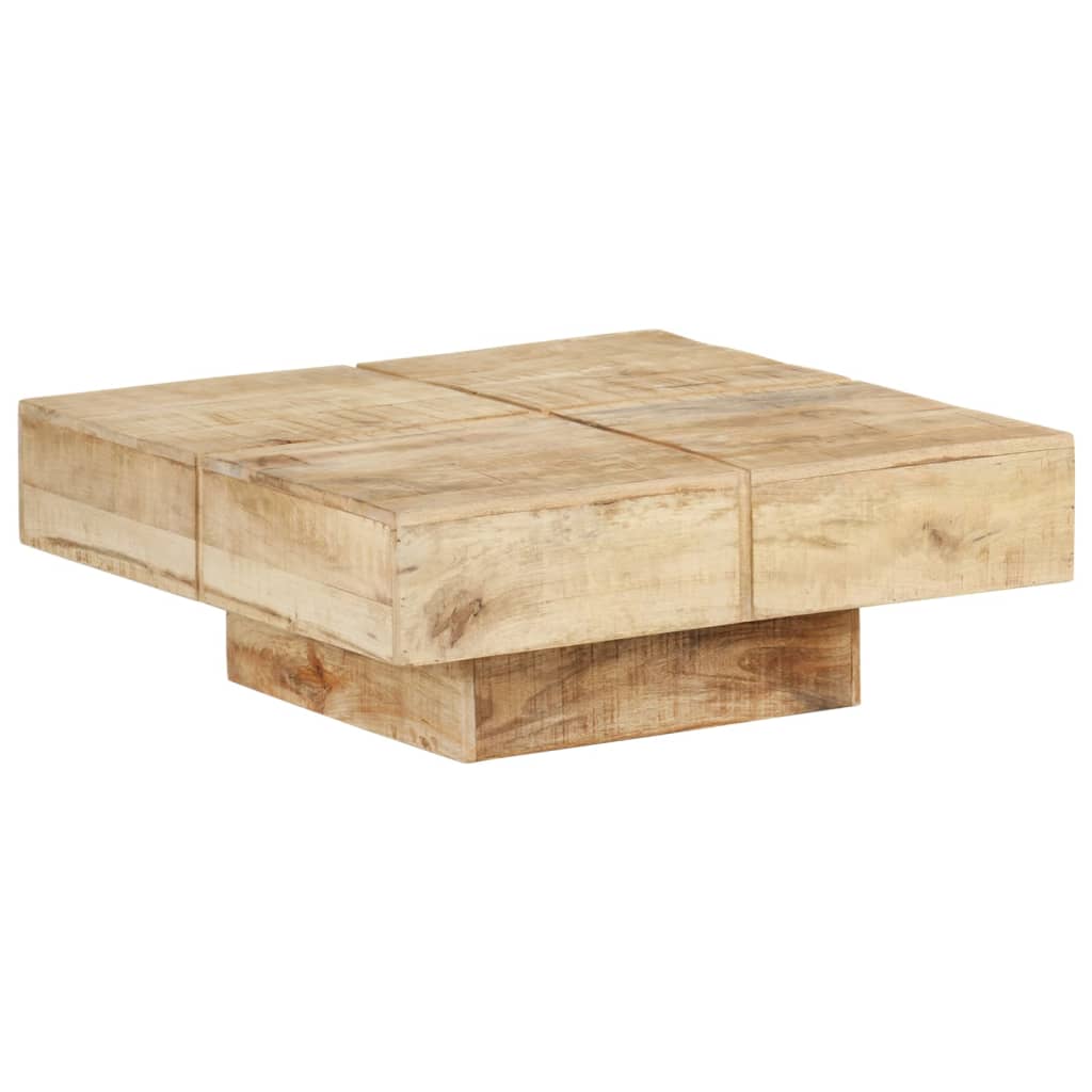 Coffee Table 80x80x28 cm Solid Mango Wood - Tyrell & Tyrell