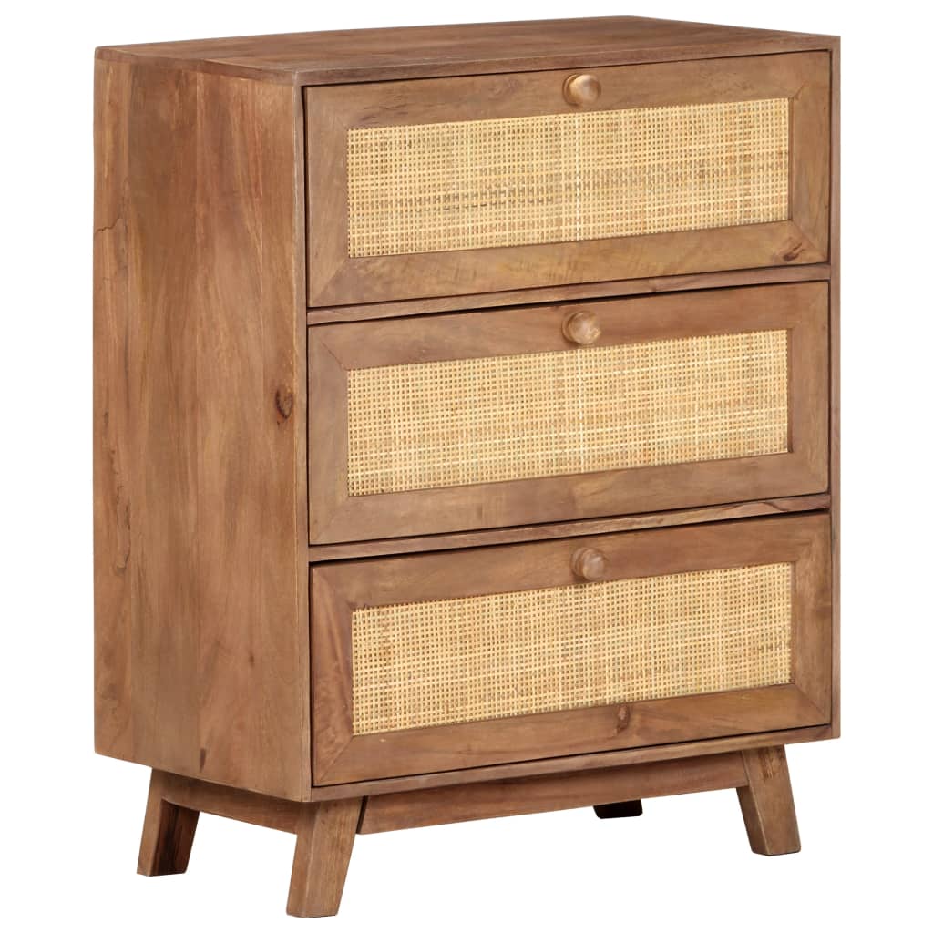 Sideboard 61x35x76 cm Solid Mango Wood - Design Hut