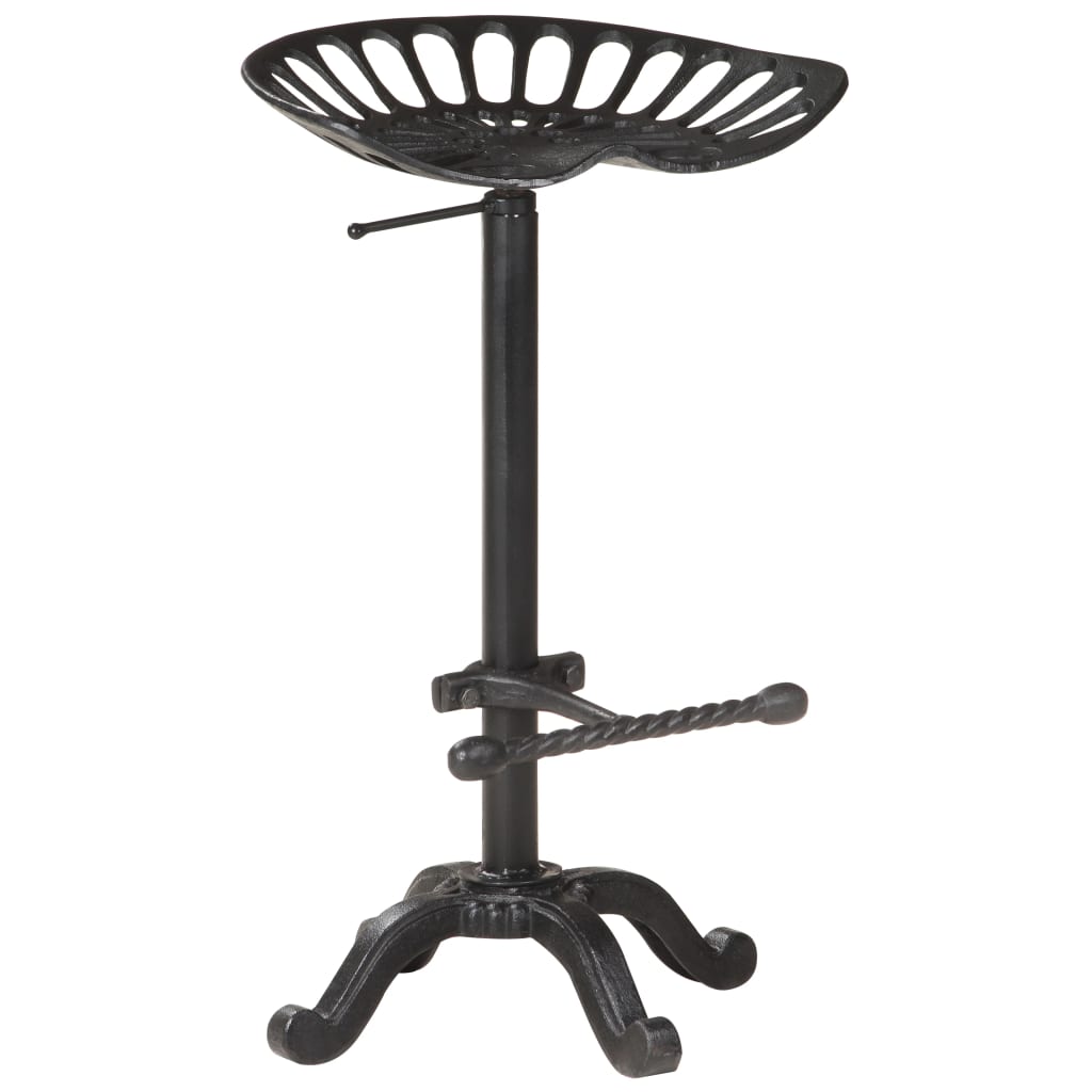 Bar Stool Black Cast Iron - All Things Good