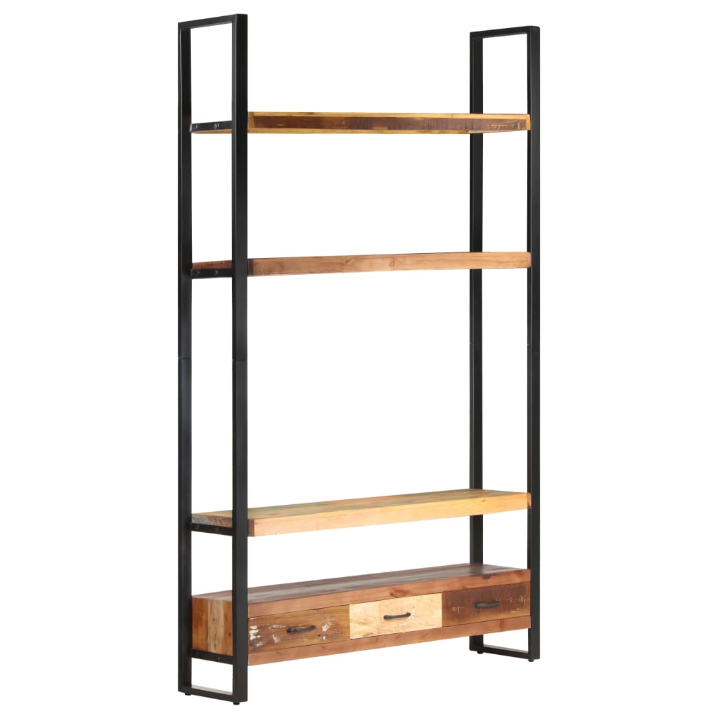 Highboard 118x30x200 cm Solid Reclaimed Wood - Millennium Furniture