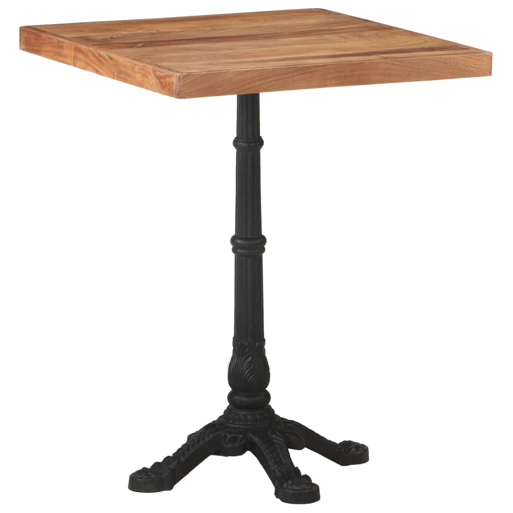 Bistro Table 60x60x76 cm Solid Acacia Wood - Sid & Sam
