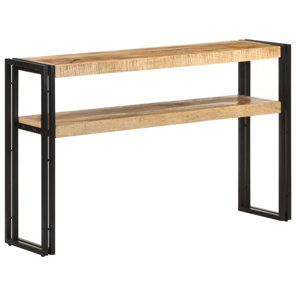Console Table 120x30x75 cm Rough Mango Wood - Brittle & Co