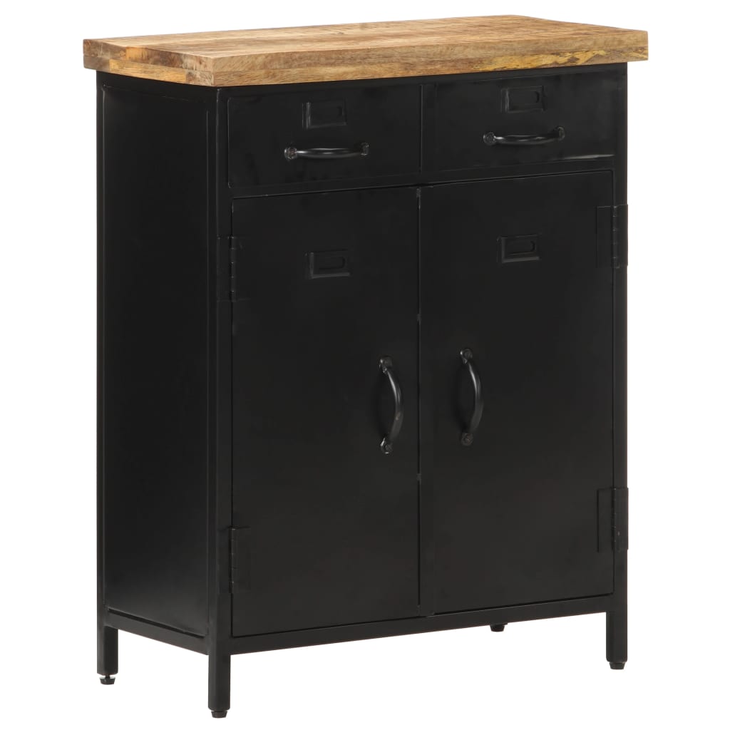 Sideboard 60x30x76 cm Rough Mango Wood - Merlin Deals