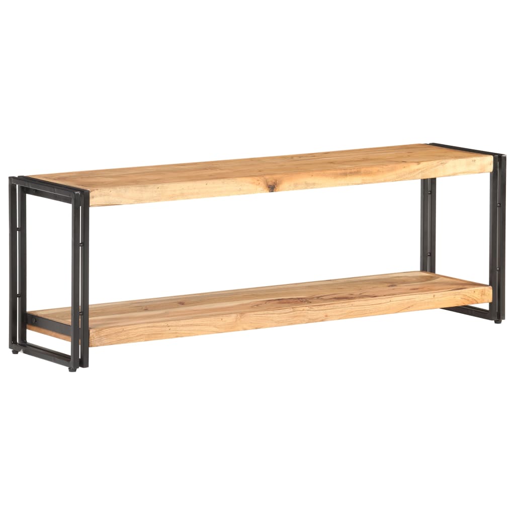 TV Cabinet 120x30x40 cm Solid Acacia Wood - Merlin Deals