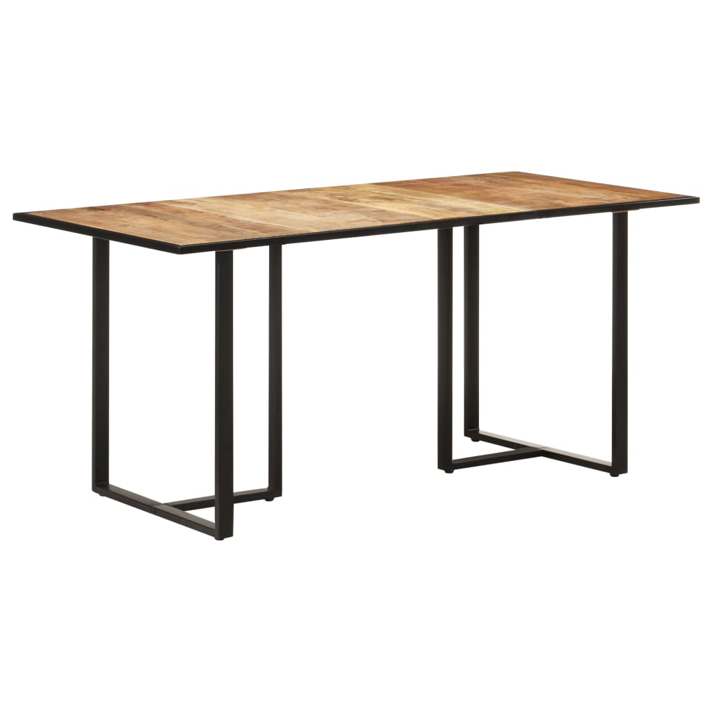 Dining Table 160 cm Rough Mango Wood - All Things Good