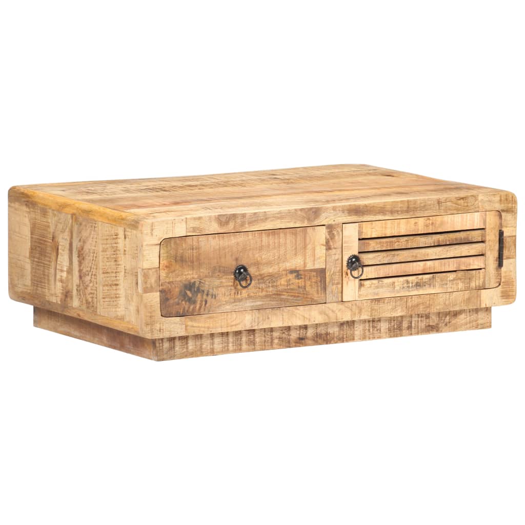 Coffee Table 90x60x29 cm Rough Mango Wood - Casper Homes