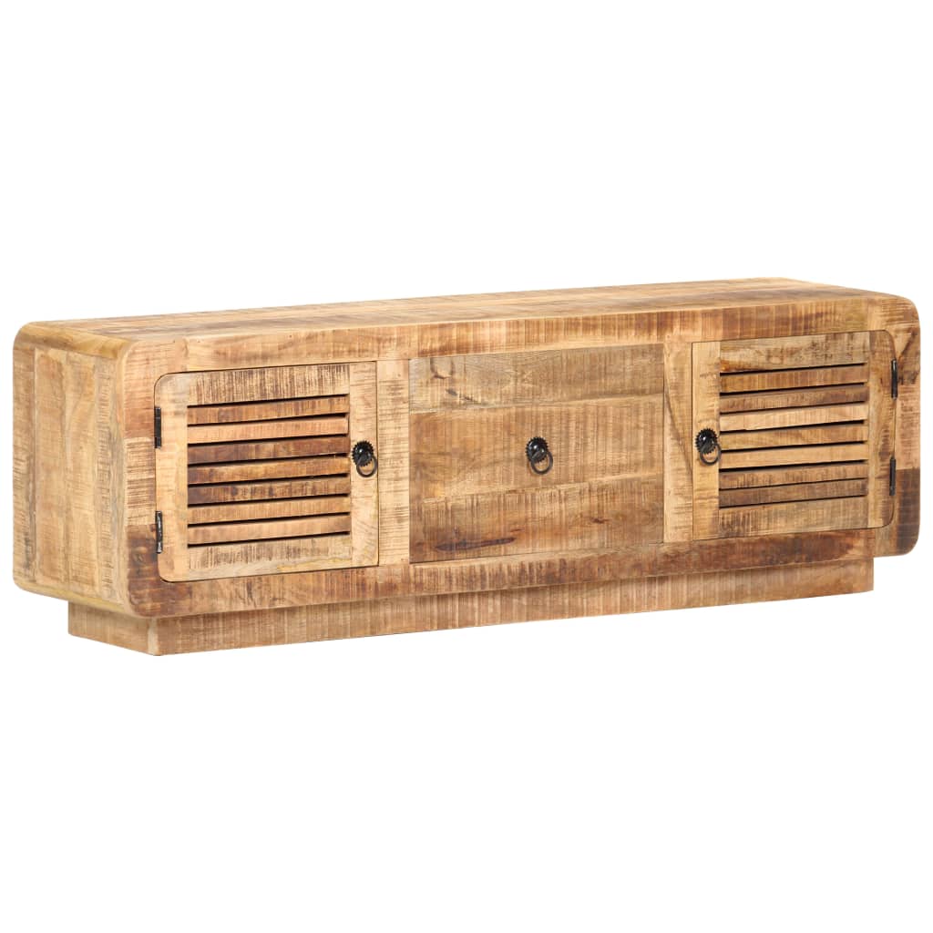 TV Cabinet 120x30x40 cm Rough Mango Wood - Sid & Sam