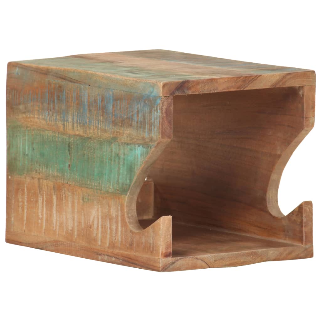 Wall Mounted Bicycle Rack 35x25x25 cm Solid Reclaimed Wood - All Things Good