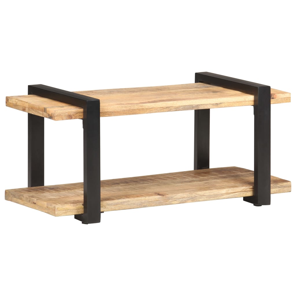 TV Cabinet 90x40x40 cm Rough Mango Wood - Casper Homes
