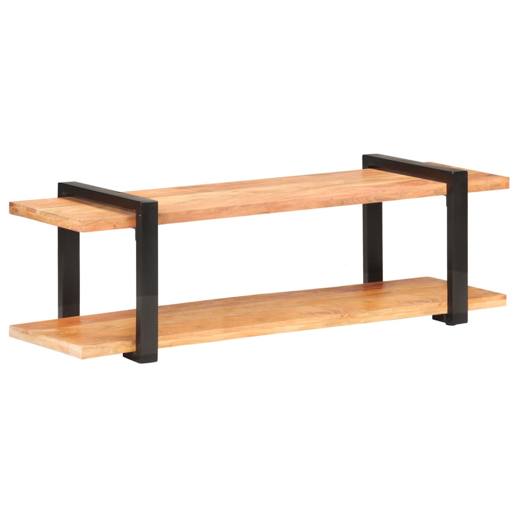 TV Cabinet 130x40x40 cm Solid Acacia Wood - The Home Maker