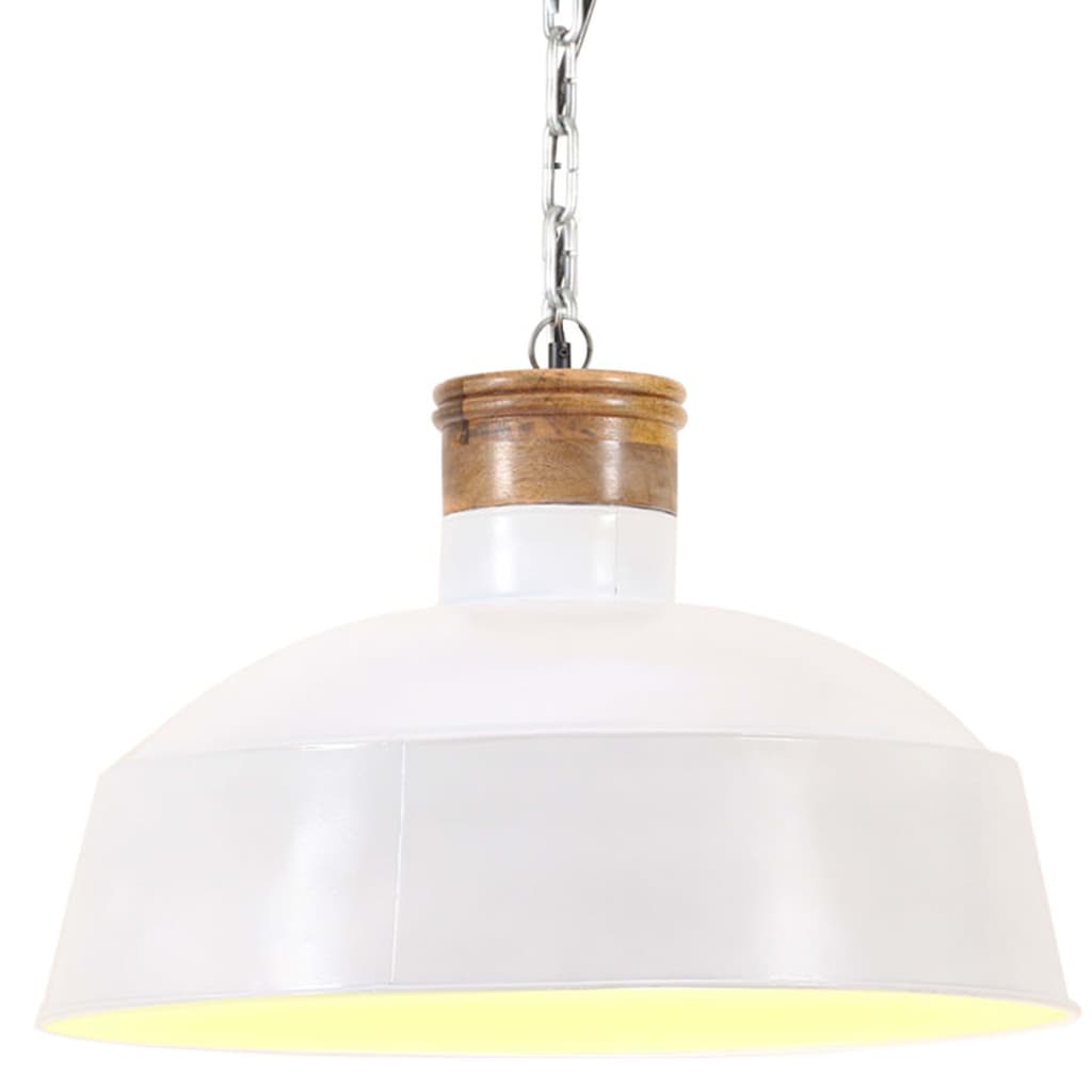 Industrial Hanging Lamp 58 cm White E27 - Casper Homes