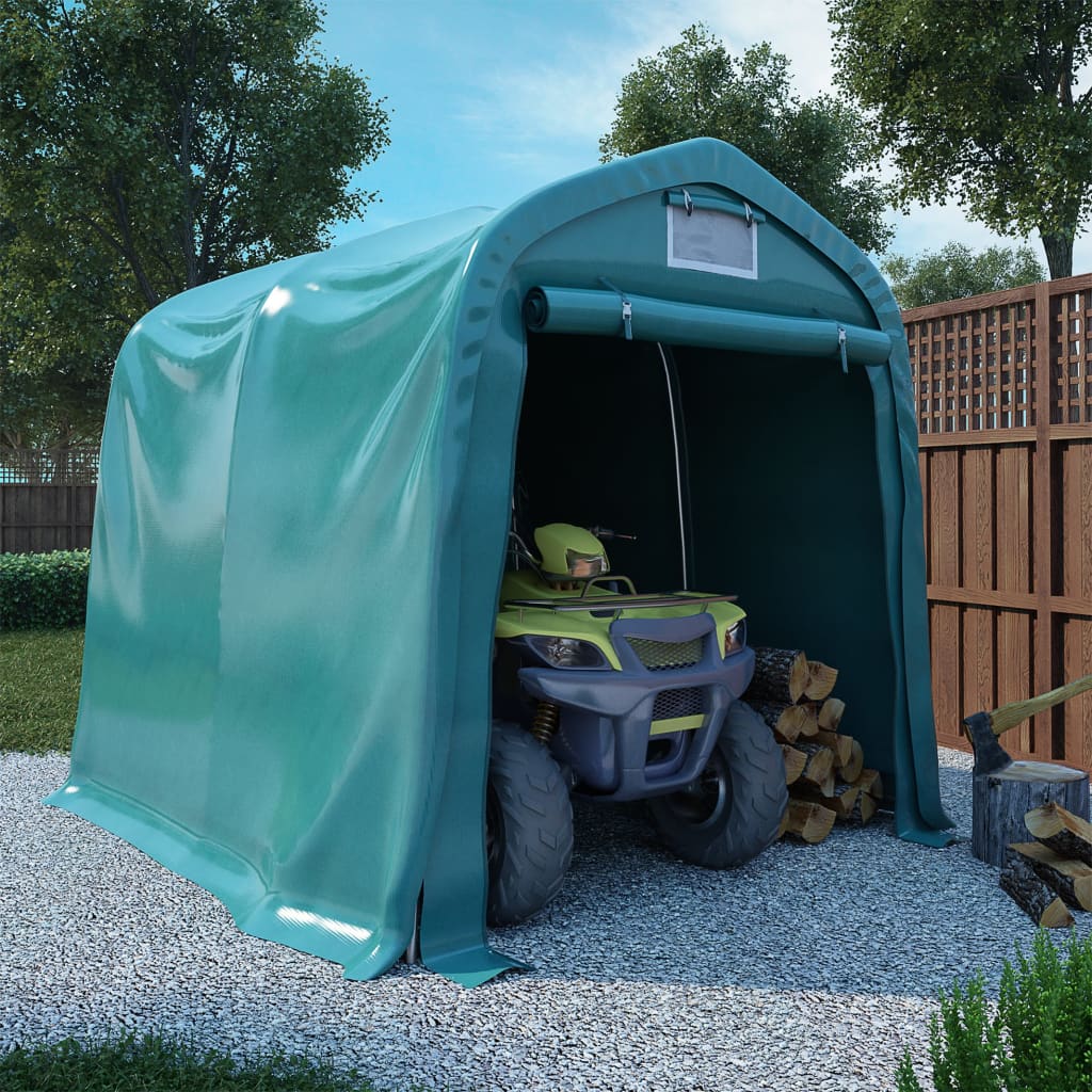 Garage Tent PVC 1.6x2.4 m Green - Casper Homes