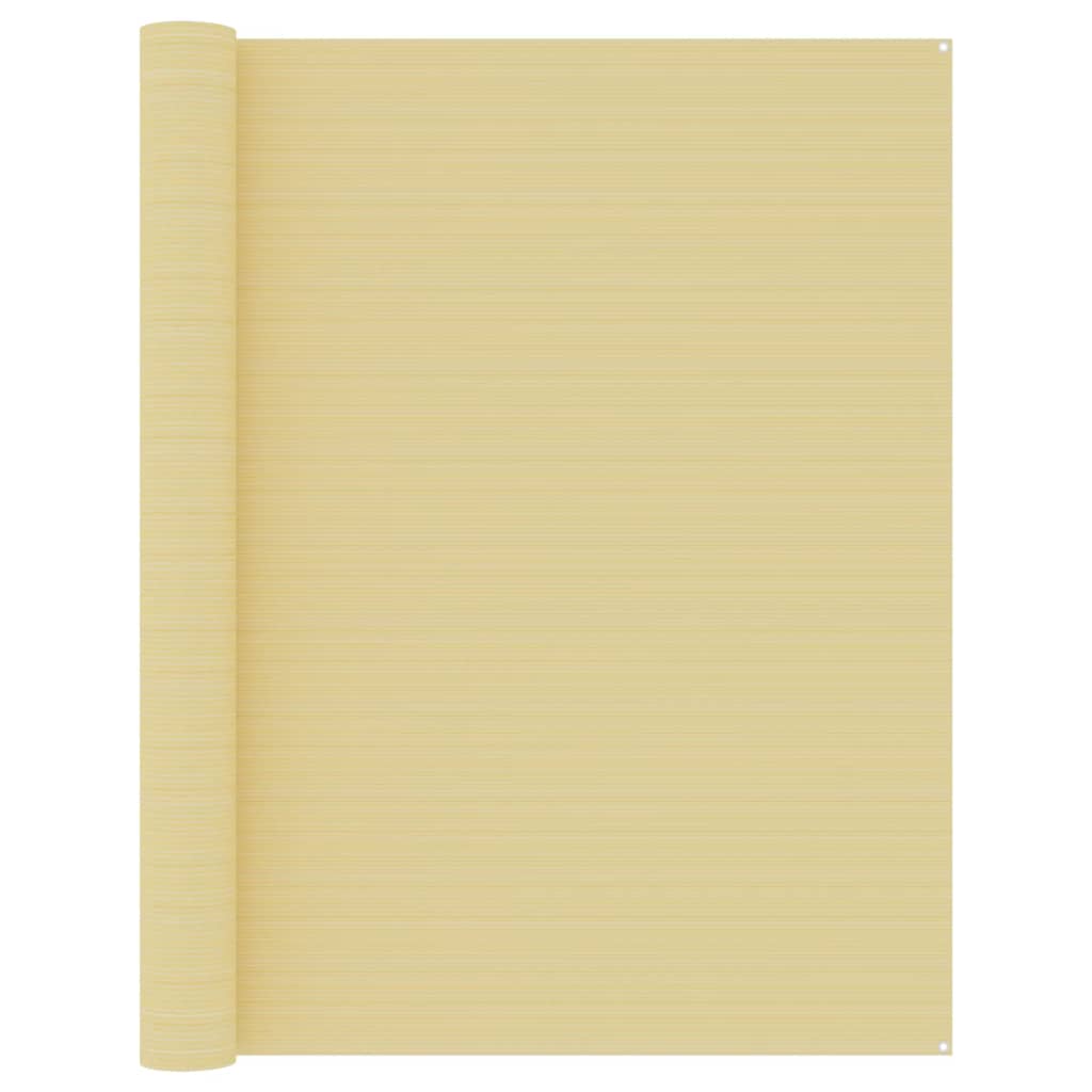 Tent Carpet 250x550 cm Beige - Unbeatable Bargains