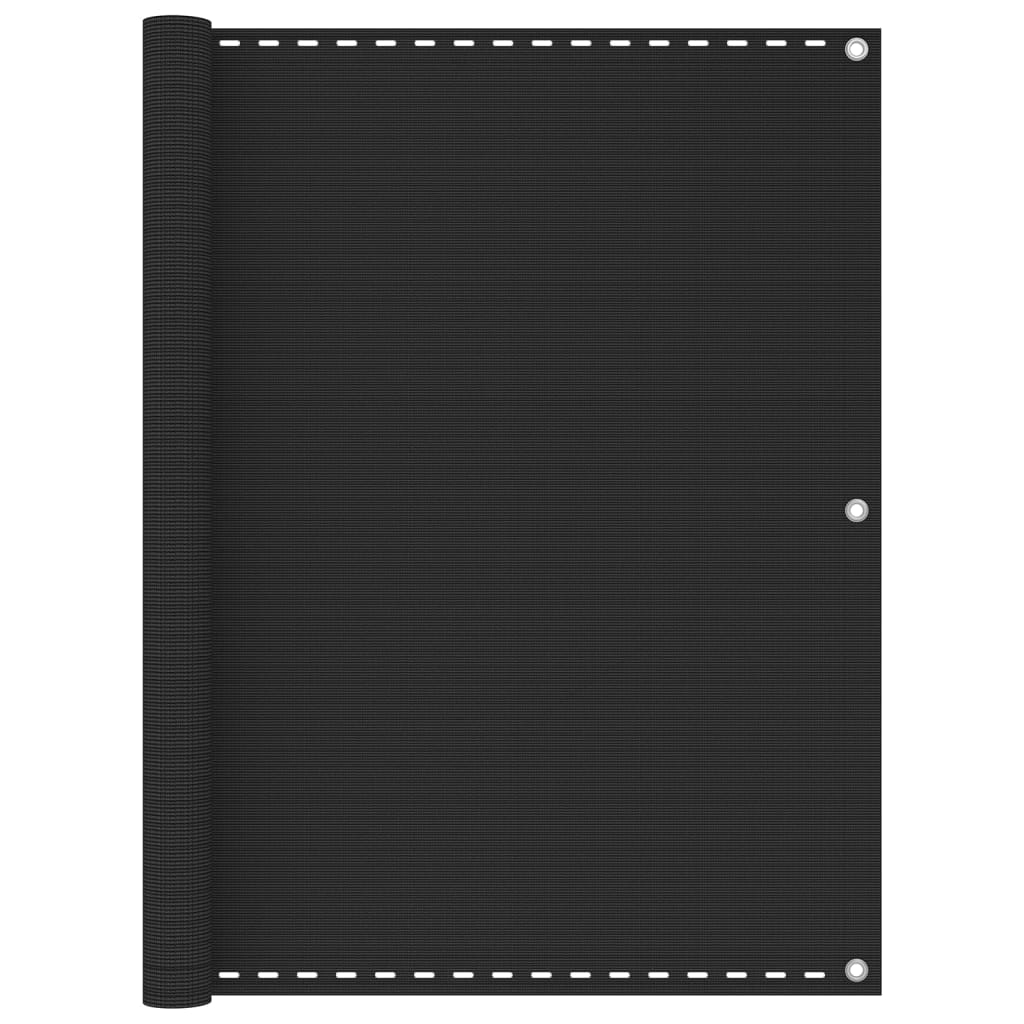 Balcony Screen Anthracite 120x400 cm HDPE - Design Hut