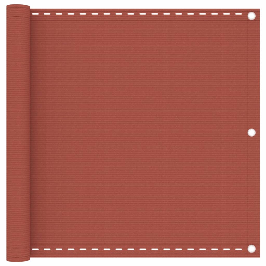 Balcony Screen Terracotta 90x300 cm HDPE - R and M Furniture