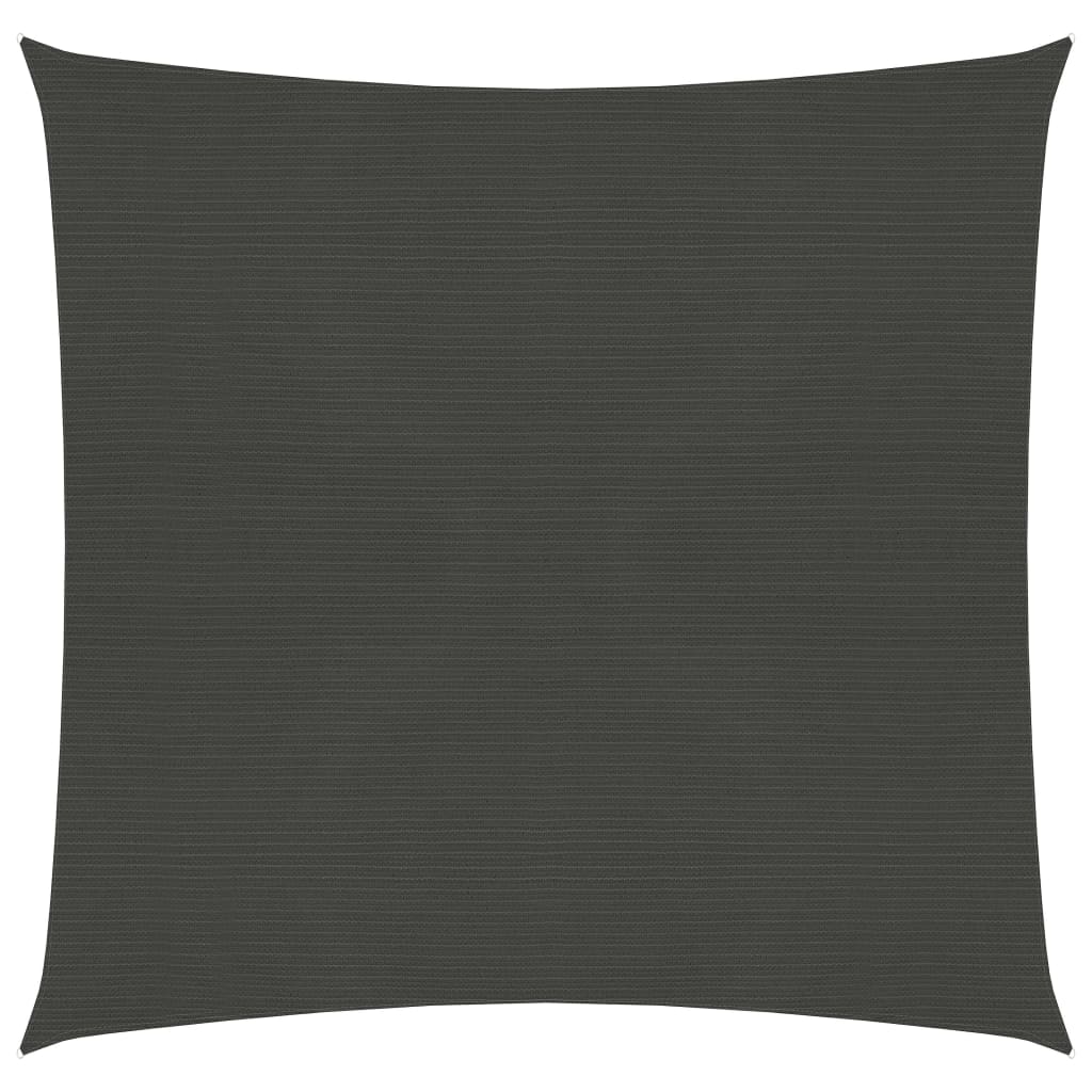 Sunshade Sail 160 g/m2 Anthracite 2.5x2.5 m HDPE - Merlin Deals