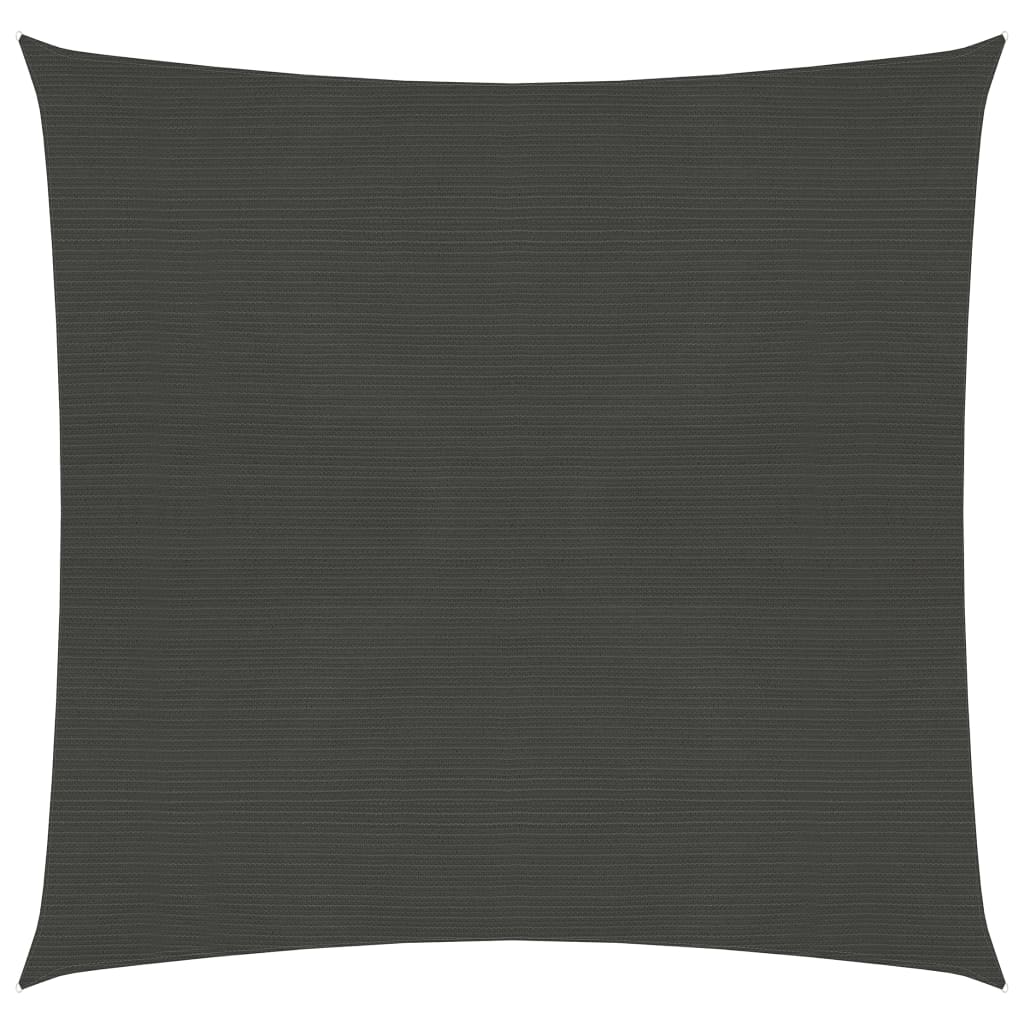 Sunshade Sail 160 g/m2 Anthracite 4x4 m HDPE - Direct Imports