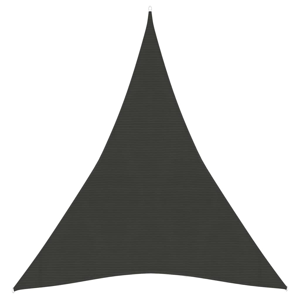Sunshade Sail 160 g/m2 Anthracite 3x4x4 m HDPE - Decor Base