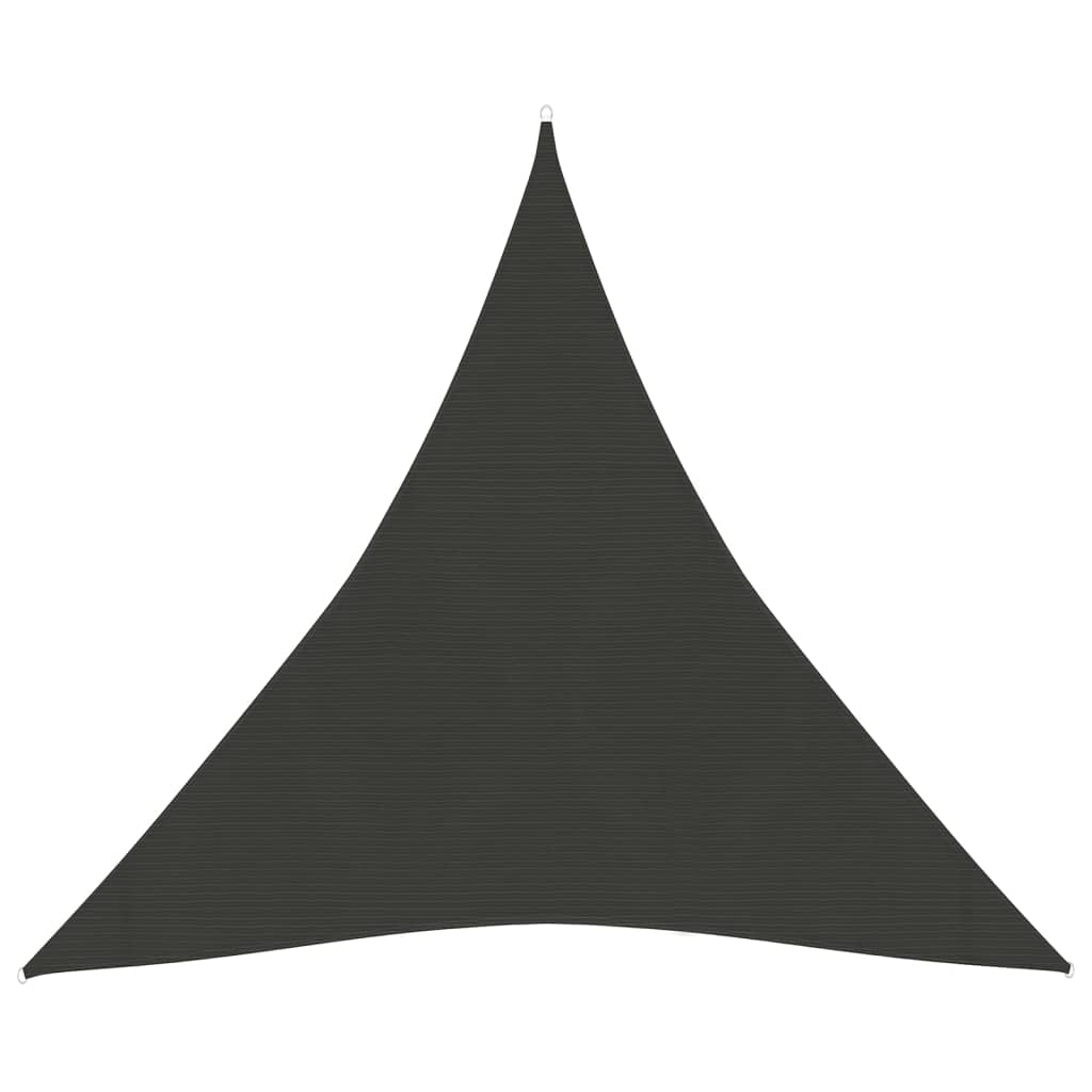 Sunshade Sail 160 g/m2 Anthracite 4x4x4 m HDPE - Unbeatable Bargains