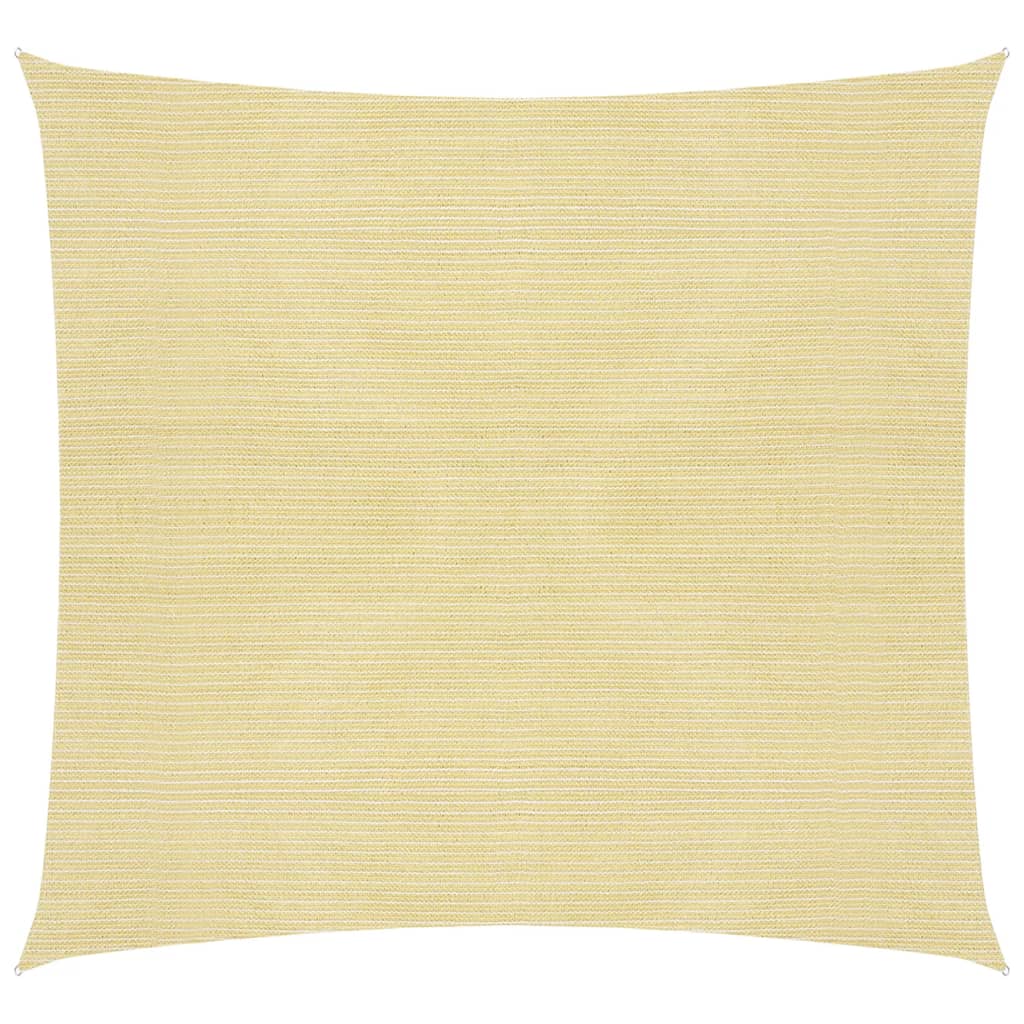 Sunshade Sail 160 g/m2 Beige 4x4 m HDPE - R and M Furniture