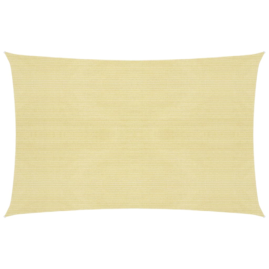Sunshade Sail 160 g/m2 Beige 2x2.5 m HDPE - Unbeatable Bargains