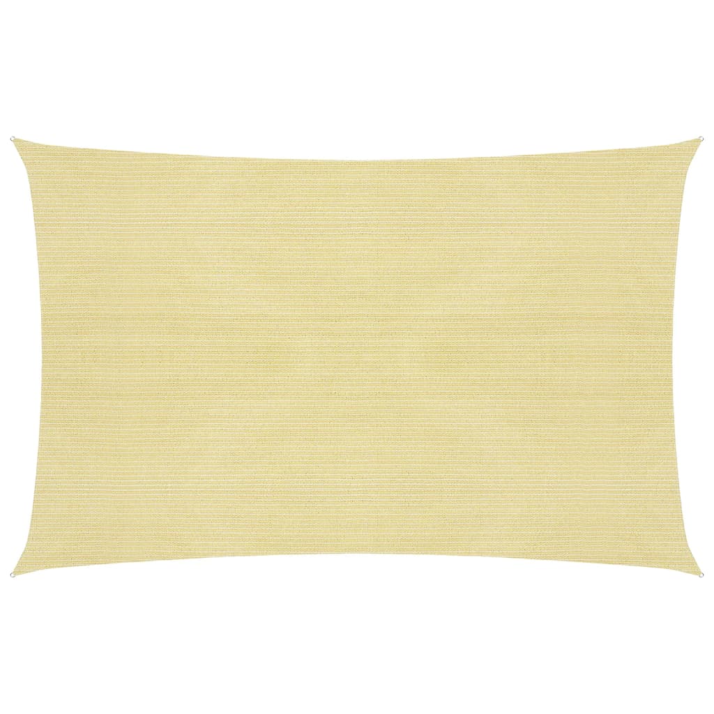 Sunshade Sail 160 g/m2 Beige 2.5x4 m HDPE - R and M Furniture