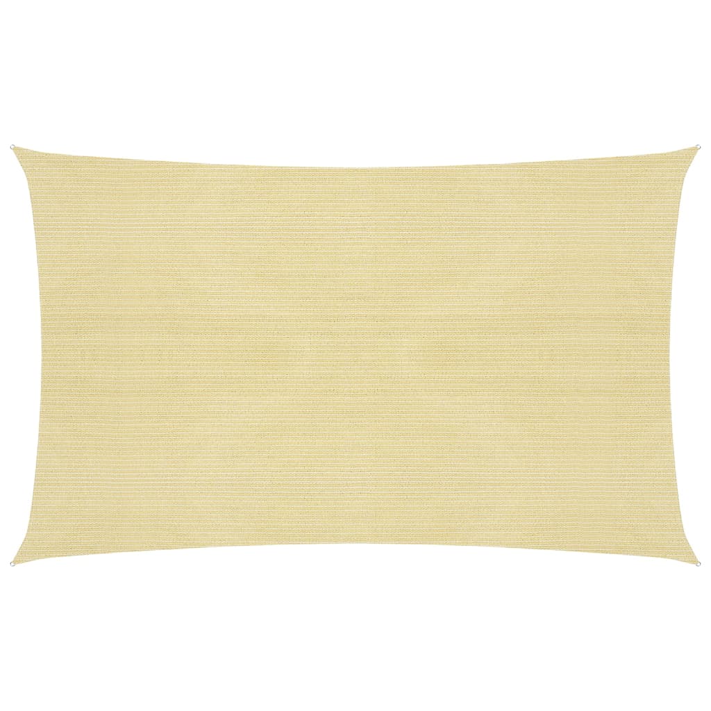 Sunshade Sail 160 g/m2 Beige 2.5x4.5 m HDPE - Design Hut