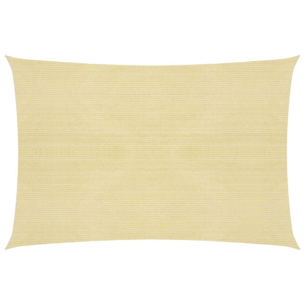 Sunshade Sail 160 g/m2 Beige 6x7 m HDPE - All Things Good