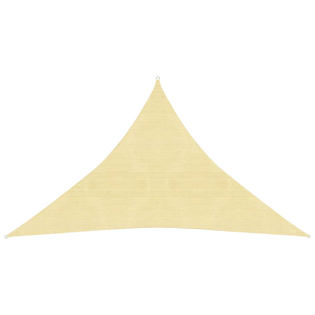 Sunshade Sail 160 g/m2 Beige 2.5x2.5x3.5 m HDPE - The Home Maker