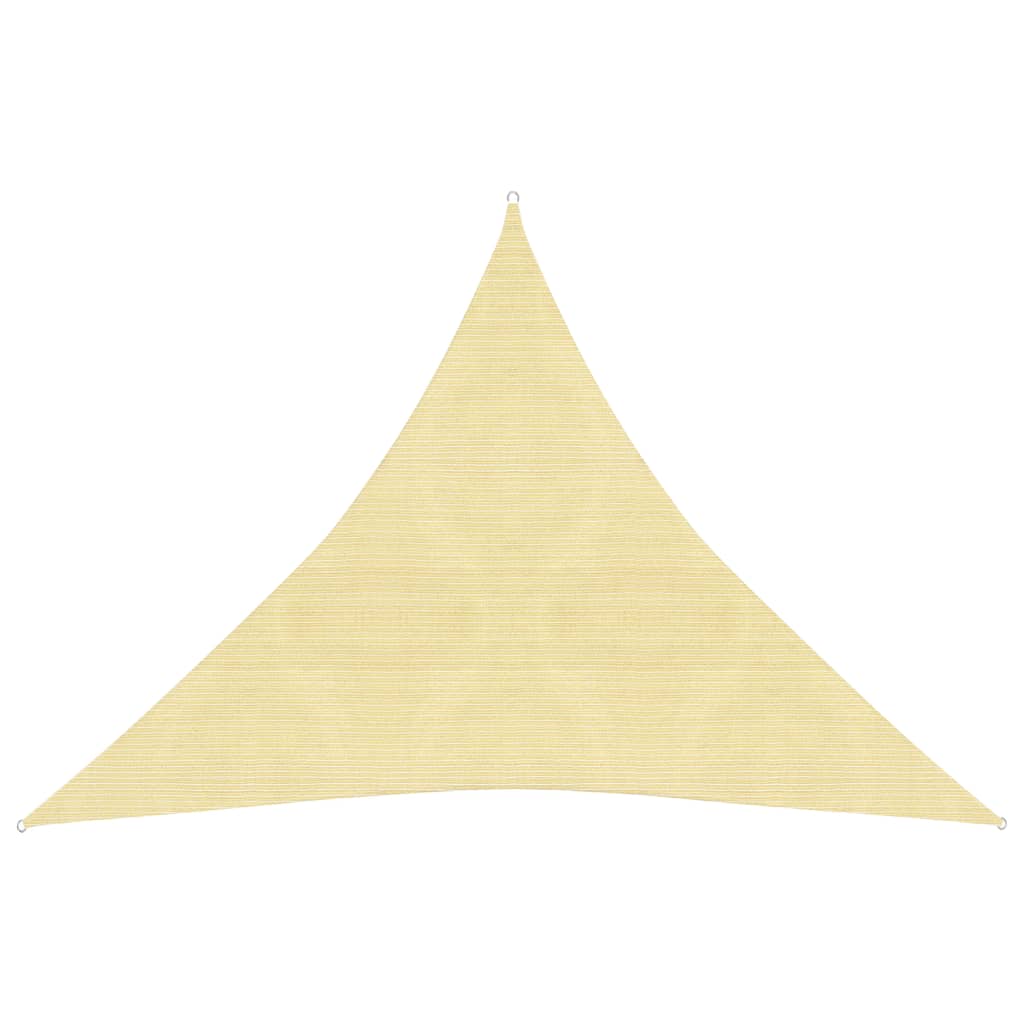 Sunshade Sail 160 g/m2 Beige 3x3x3 m HDPE - Unbeatable Bargains