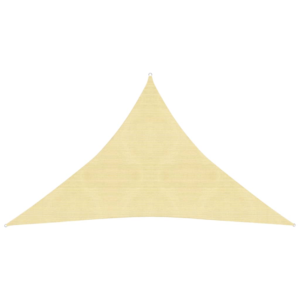 Sunshade Sail 160 g/m2 Beige 3x3x4.2 m HDPE - Design Hut